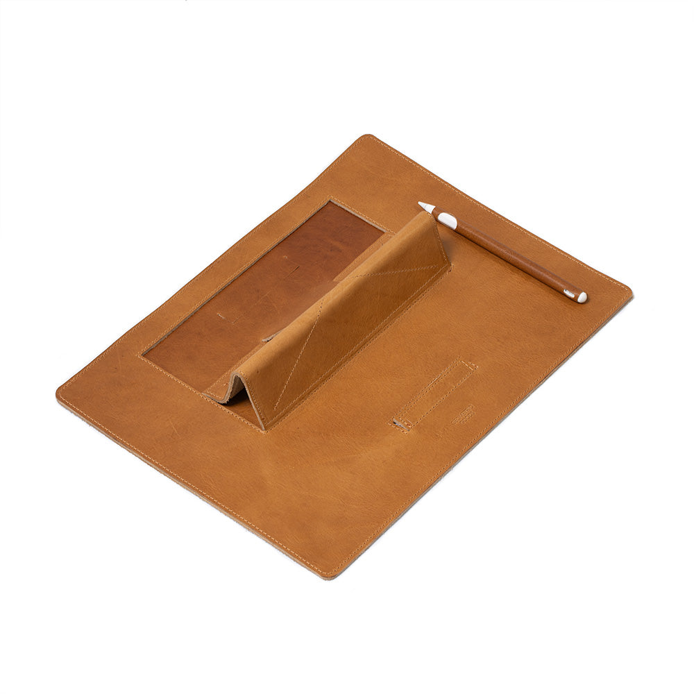 Full-Grain Leather Desktop Stand for iPad