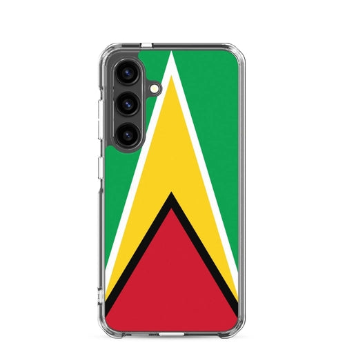 Coque Samsung Drapeau du Guyana – Étui Souple – Résistant et Antichoc