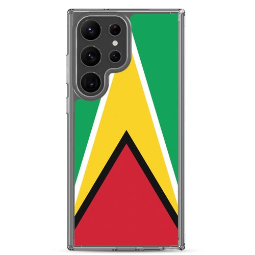 Coque Samsung Drapeau du Guyana – Étui Souple – Résistant et Antichoc