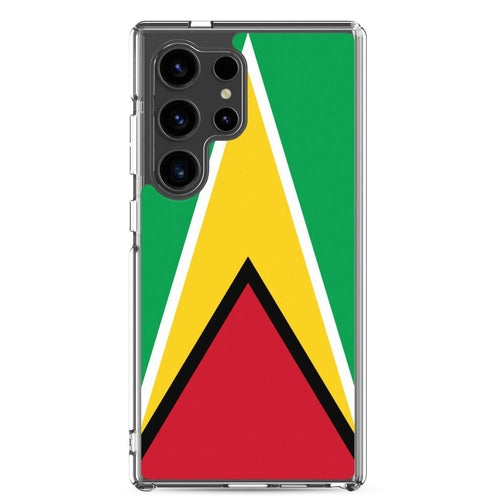 Coque Samsung Drapeau du Guyana – Étui Souple – Résistant et Antichoc