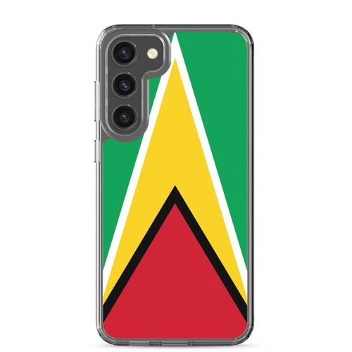 Coque Samsung Drapeau du Guyana – Étui Souple – Résistant et Antichoc
