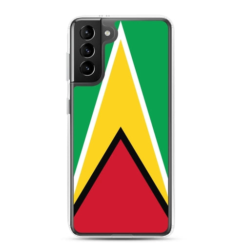 Coque Samsung Drapeau du Guyana – Étui Souple – Résistant et Antichoc