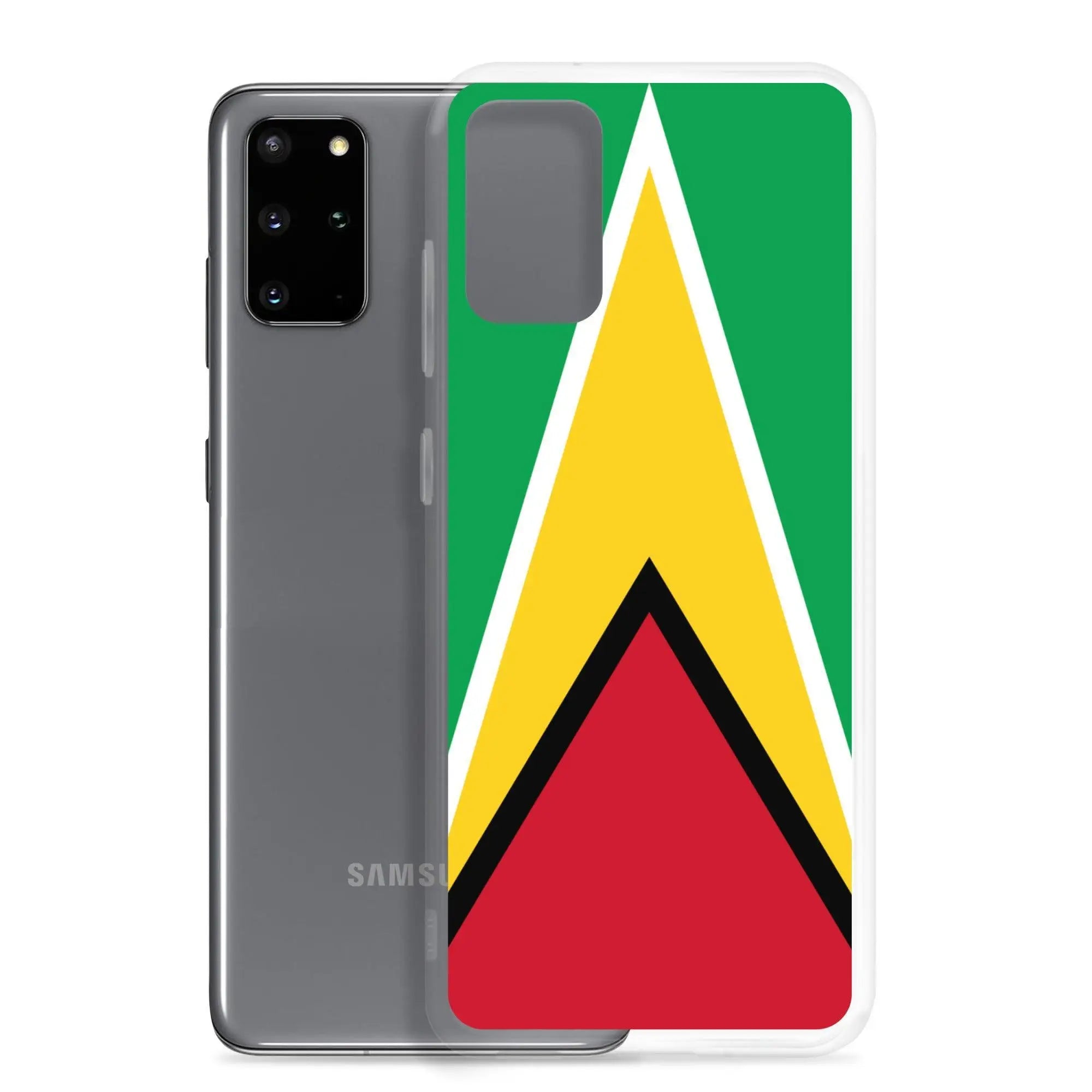 Coque Samsung Drapeau du Guyana – Étui Souple – Résistant et Antichoc
