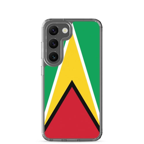 Coque Samsung Drapeau du Guyana – Étui Souple – Résistant et Antichoc