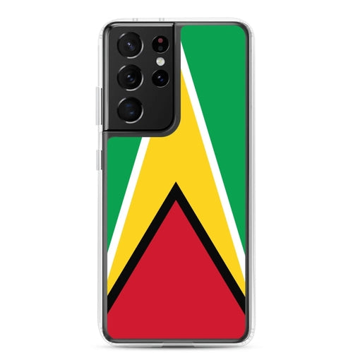 Coque Samsung Drapeau du Guyana – Étui Souple – Résistant et Antichoc