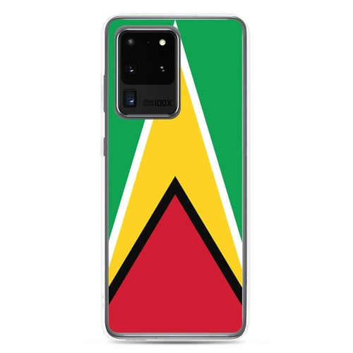Coque Samsung Drapeau du Guyana – Étui Souple – Résistant et Antichoc