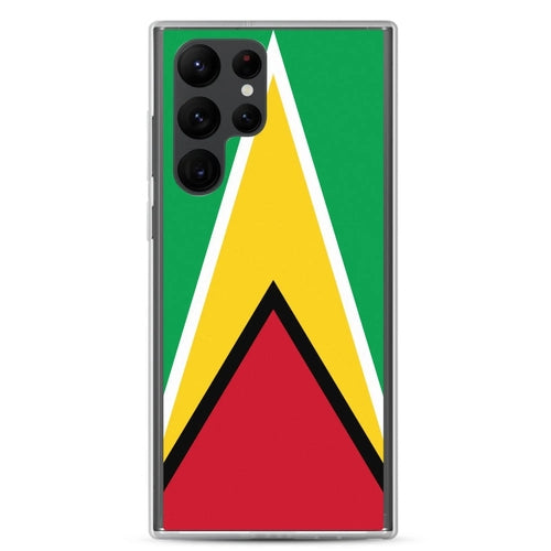 Coque Samsung Drapeau du Guyana – Étui Souple – Résistant et Antichoc