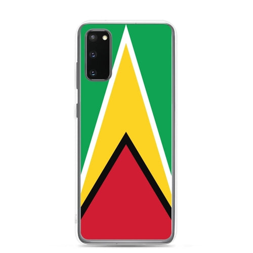 Coque Samsung Drapeau du Guyana – Étui Souple – Résistant et Antichoc