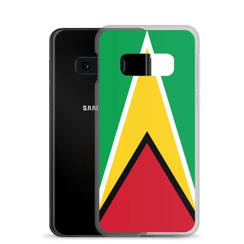 Coque Samsung Drapeau du Guyana – Étui Souple – Résistant et Antichoc