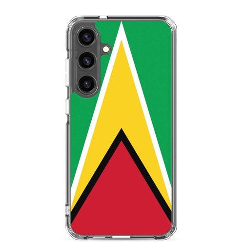 Coque Samsung Drapeau du Guyana – Étui Souple – Résistant et Antichoc